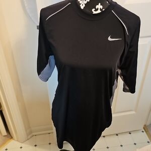 Nike Black and Gray Athletic Shirt